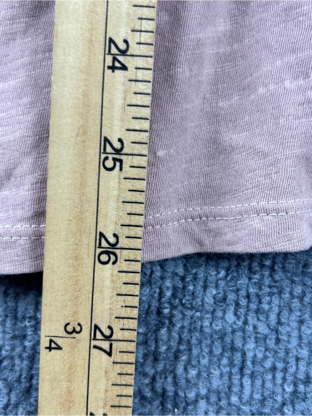 Lucky Brand Dusty Mauve Pink Silver Metallic Floral Lace Patch Tee Size 1X Plus - Picture 8 of 10